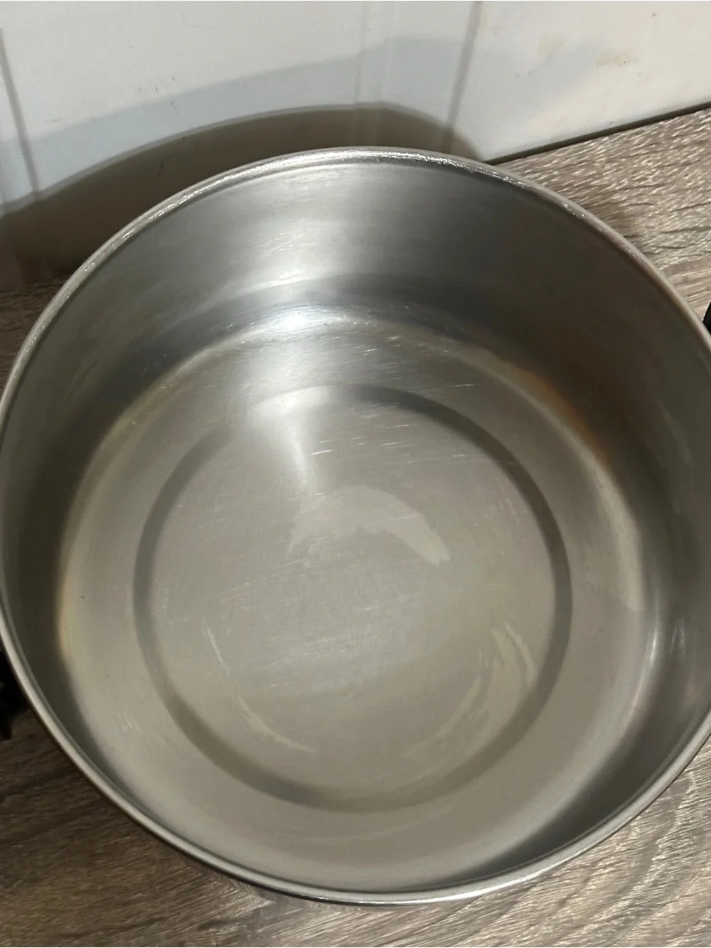 Vtg Revere Ware 4 1/2 Qt Stock Pot Stainless Steel w Lid 85 Made in Clinton,‎ IL